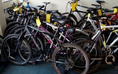 Surrey Police Displaying 50 Recovered Bikes