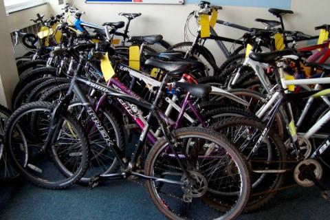 Surrey Police Displaying 50 Recovered Bikes