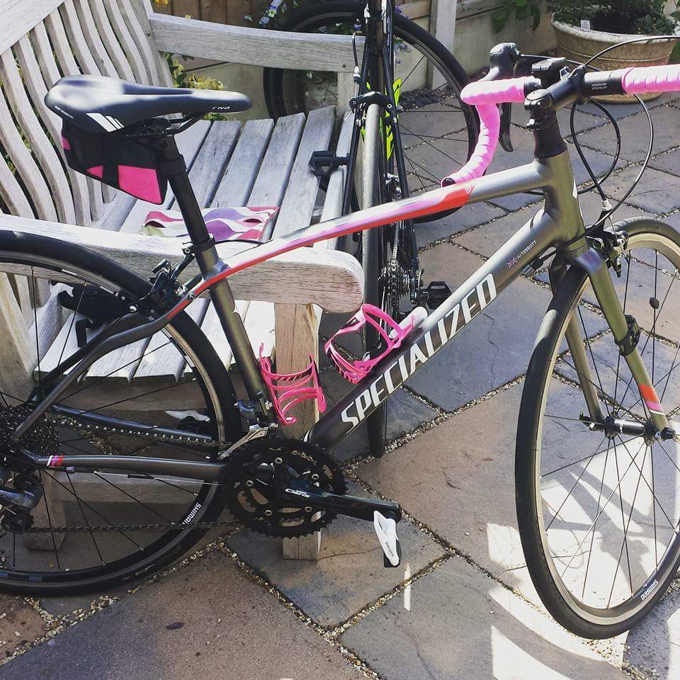 specialized dolce grey and pink