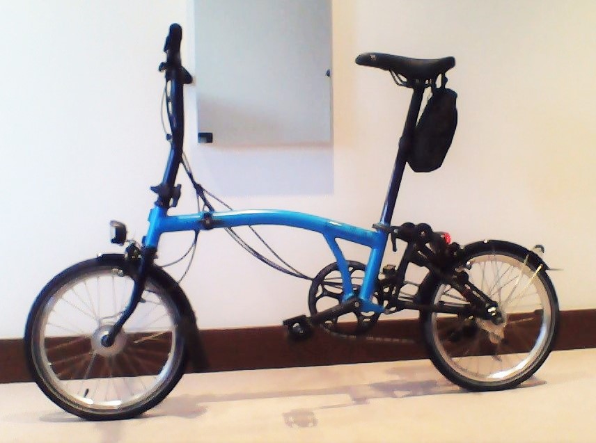 Brompton lagoon best sale blue black edition