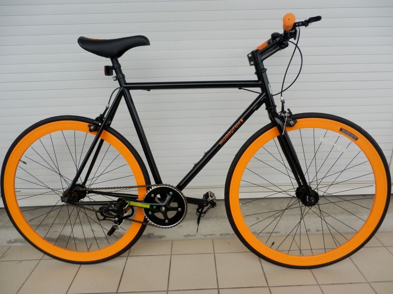 muddyfox orange bike