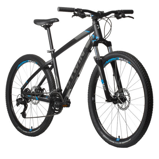 bicicletta mountain bike mtb rockrider 540 27 5 front blu