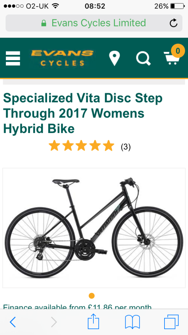 Specialized best sale vita 2018