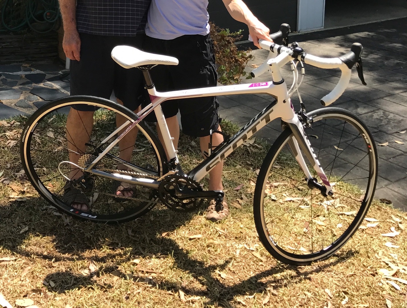 white scott bike