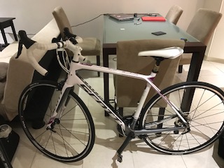 white scott bike