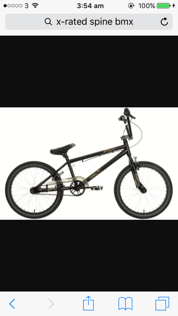 x rated spine bmx