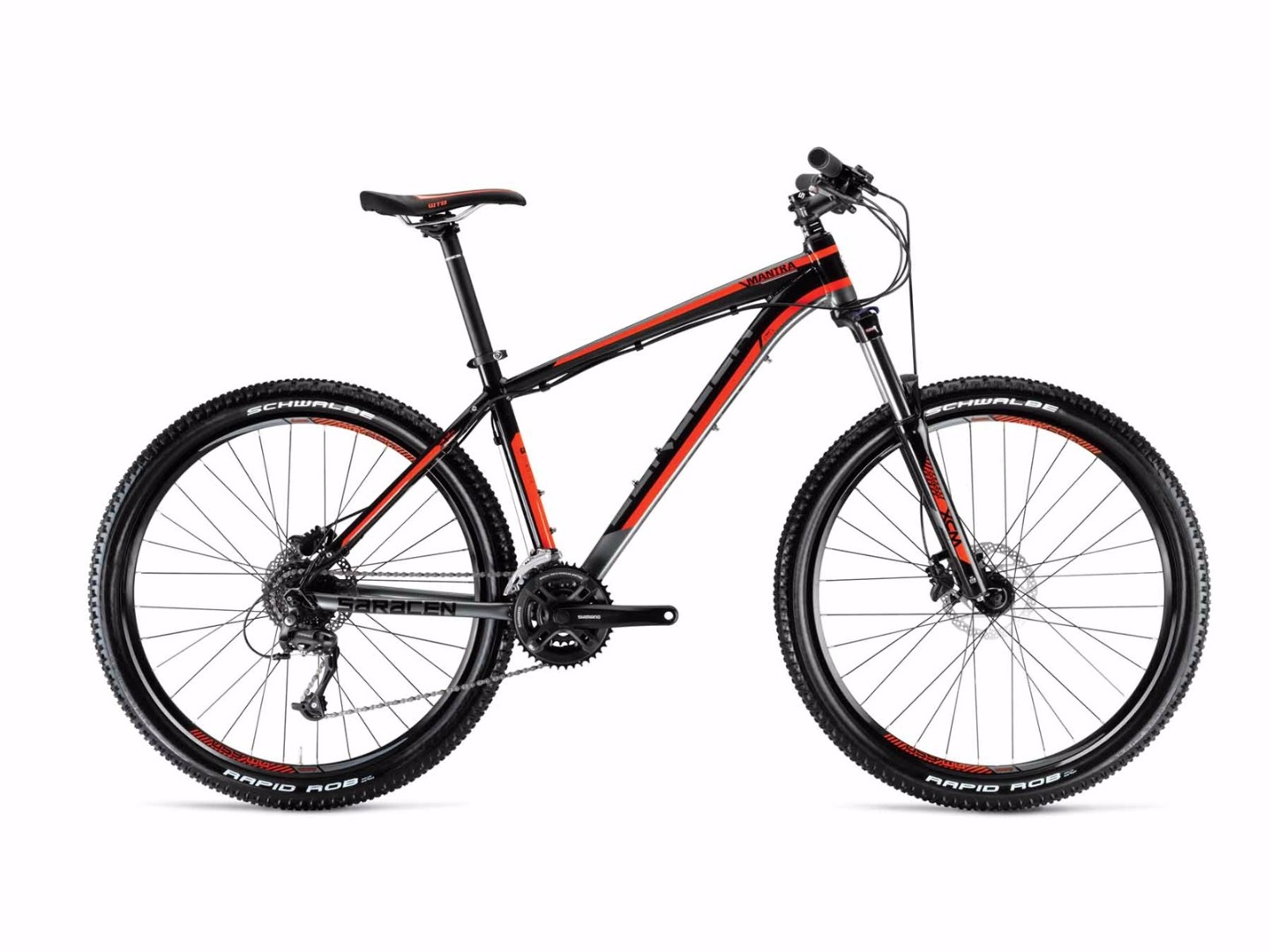 saracen mantra black and red