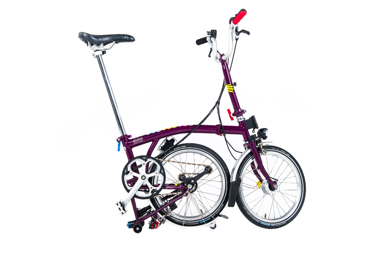 purple metallic brompton