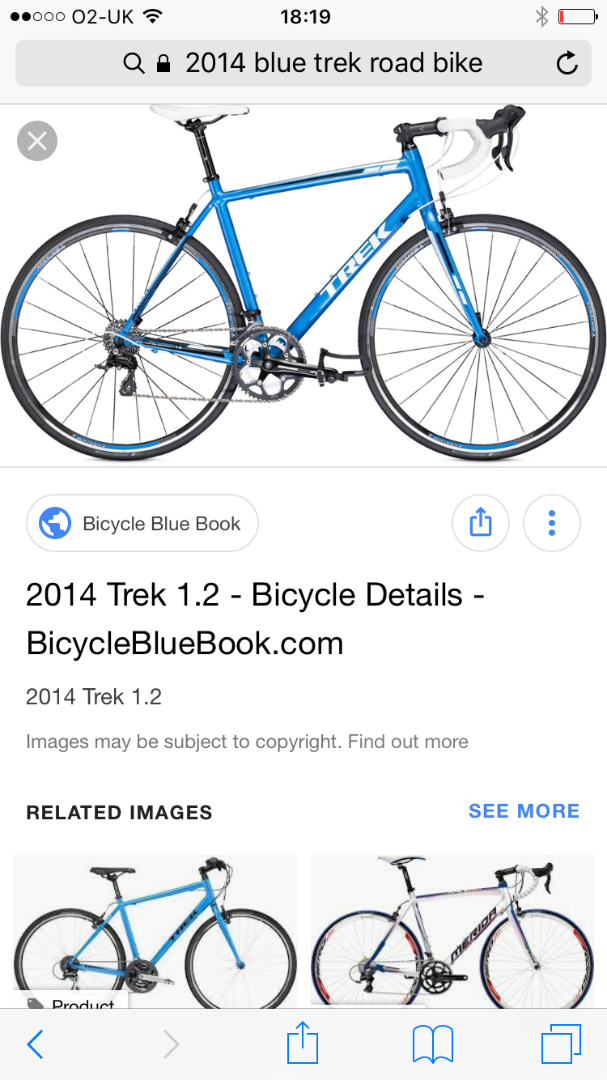 trek bicycle blue book