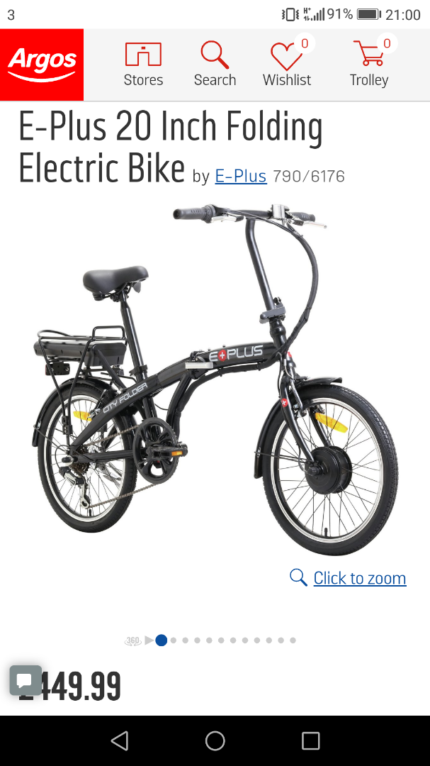 argos e bikes