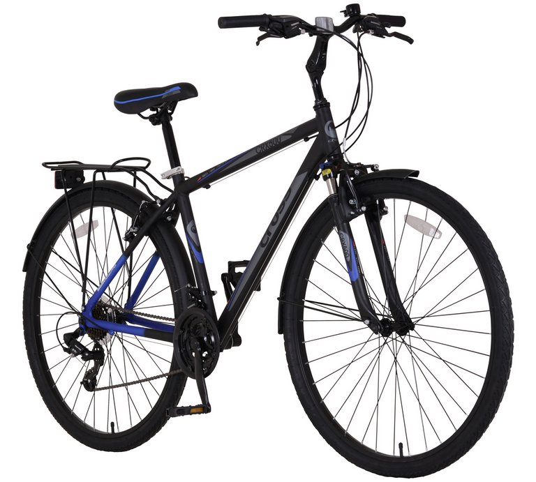 hybrid bike with front suspension