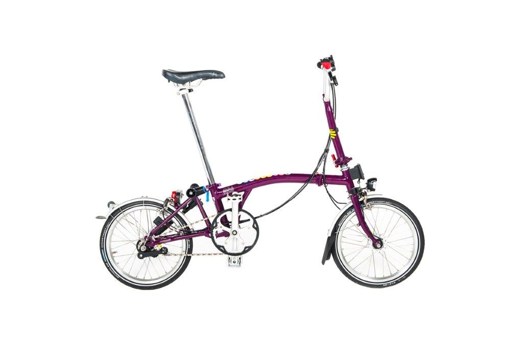 purple metallic brompton