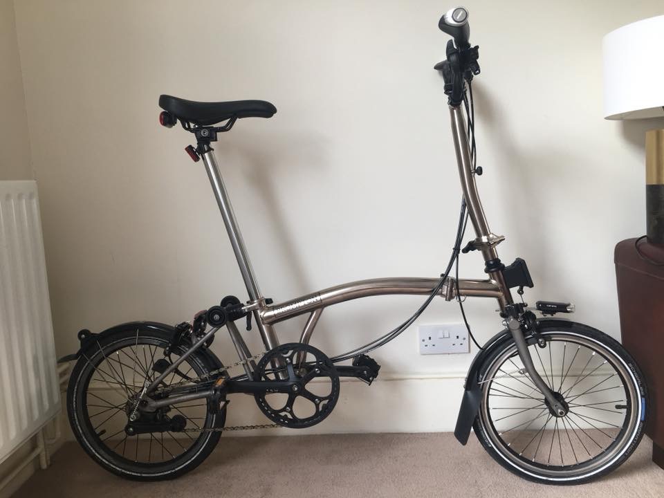 Stolen Brompton Bicycle H6L-X
