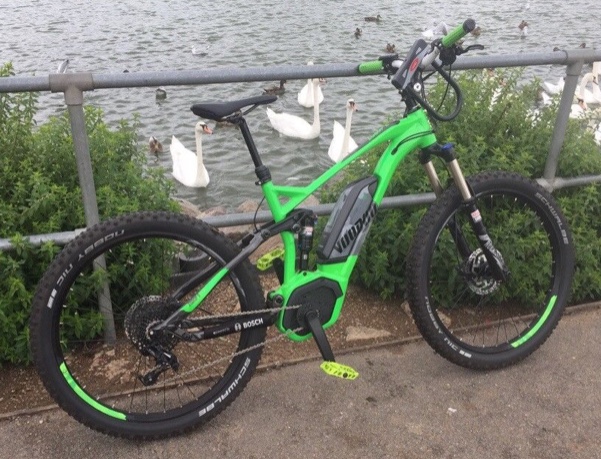 voodoo electric bike green