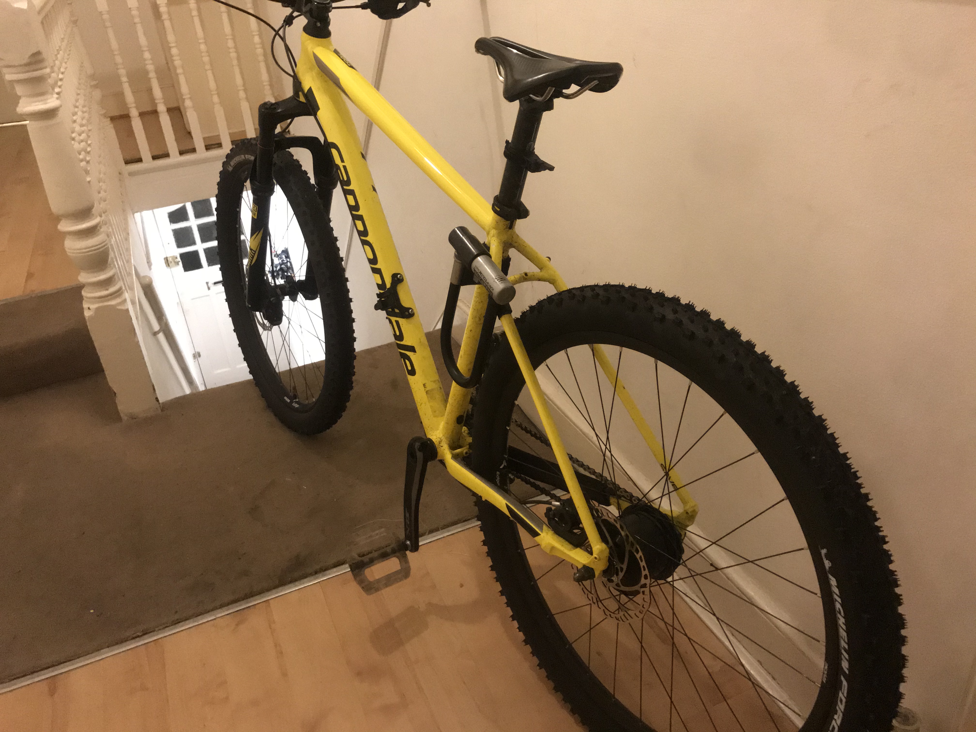 cannondale trail yellow