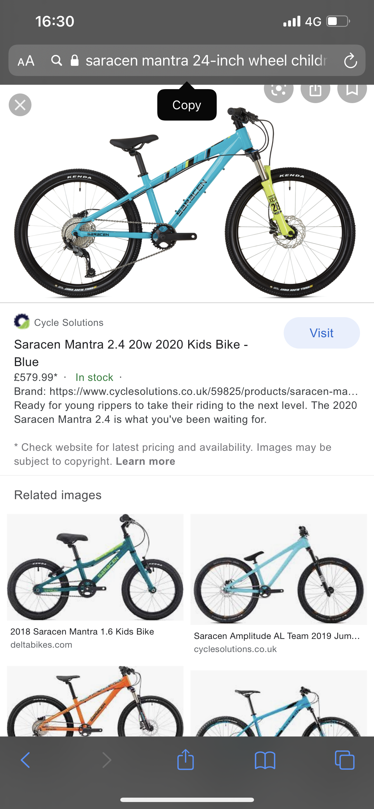 Saracen mantra hot sale 24 inch