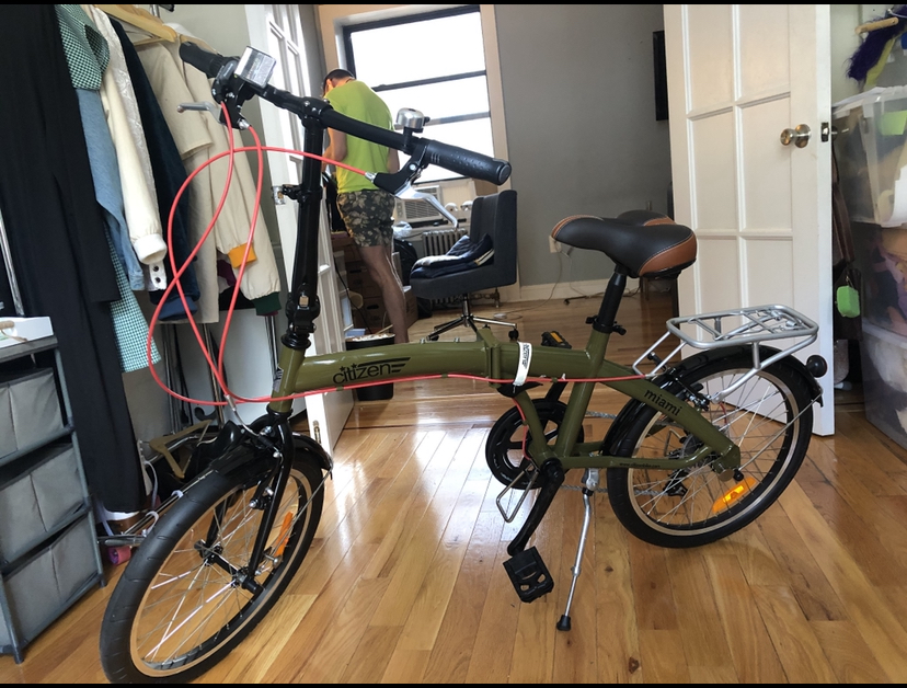 Stolen Citizen Bike MIAMI Citizen Bike 20″ 6-speed Folding Bike with Steel  Frame (Olive Green)