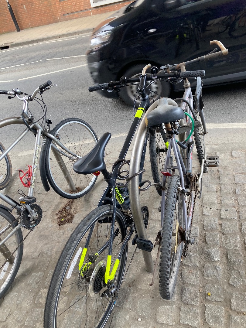 green huffy bike