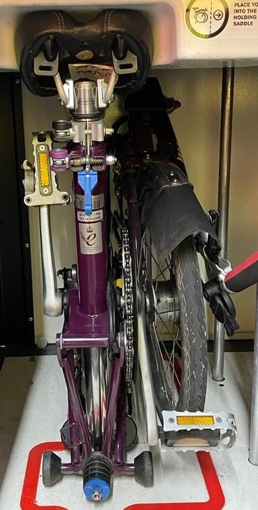 purple metallic brompton